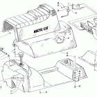 PANTHER 440 Gas tank, seat, taillight assembly