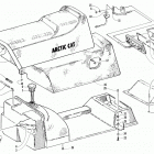 BEARCAT 340 Бензобак и сиденье в  сборе