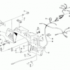 EXT 580 EFI Консоли, переключатели, электропроводка в сборе