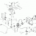 BEARCAT 440 Карбюратор, топливный насос, масляный бак, и глушитель