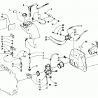 ZL 440 Карбюратор, топливный насос, масляный бак, и глушитель