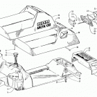 POWDER EXTREME Топливный бак ,сиденье и задний фонарь