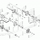 COUGAR Задняя подвеска оси в сборе