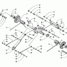 ZR 440 Rear suspension - rear arm assembly