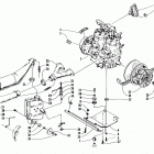 ZL 440 Опора двигателя и вариатор