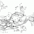 ZR 580 EFI Передняя рама и подножки