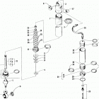 ZR 580 EFI ETT Передний амортизатор