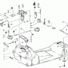 PANTERA Gas tank and fuel pump assembly