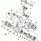JAG DELUXE Поршень и коленвал