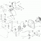 Z 440 Карбюратор, топливный насос, масляный бак, и глушитель