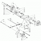 BEARCAT 550 Шарнирные салазки рамы