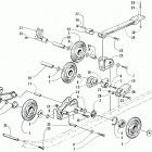 BEARCAT WIDE TRACK Задняя подвеска оси в сборе