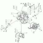 BEARCAT WIDE TRACK Опора двигателя и вариатор