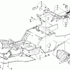 EXT 580 Передняя рама, подножки и защитный кожух
