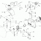EXT POWDER SPECIAL Карбюратор, топливный насос, масляный бак, и глушитель