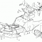 EXT POWDER SPECIAL Передняя рама, подножки и защитный кожух