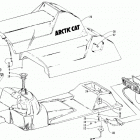 THUNDERCAT Gas tank, seat, and taillight assemblies