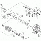 JAG DELUXE Вал приводной трака и тормоза