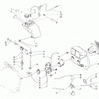 JAG LIQUID Карбюратор, топливный насос, масляный бак, и глушитель