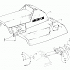ZR 580 EFI ETT Seat and taillight assemblies