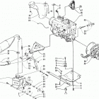 PANTHER DELUXE Опора двигателя и вариатор
