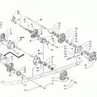 THUNDERCAT MOUNTAIN Задняя подвеска оси в сборе
