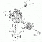 ZR 580 EFI ETT Опора двигателя и вариатор