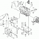 BEARCAT 440 Опора двигателя и вариатор