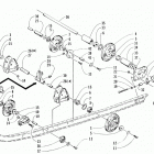 ZR 580 Задняя подвеска оси в сборе