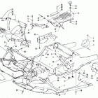 JAG DELUXE Front frame, belly pan and footrest assembly
