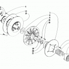 ZR 580 EFI ETT Привод сцепления