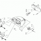 ZR 580 Headlight and instruments