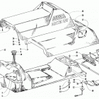 EXT 580 Топливный бак ,сиденье и задний фонарь