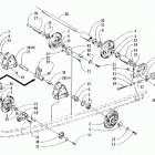 ZRT 600 Задняя подвеска оси в сборе