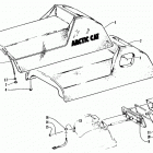ZR 580 EFI Seat and taillight assemblies