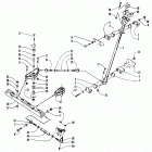 JAG Tie rod  /  steering post assembly