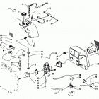 BEARCAT 440 Карбюратор, топливный насос, масляный бак, и глушитель