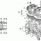 CHEETAH 340 Картер и блок цилиндр