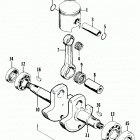 KITTY CAT Поршень и коленвал