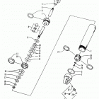 ZR 700 Задняя подвеска ,задний амортизатор