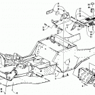 EXT 580 Front frame, footrest, and guard assemblies