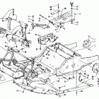 PUMA DELUXE Front frame, belly pan and footrest assembly