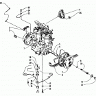 ZR 400 Опора двигателя и вариатор