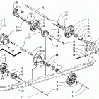EXT EFI MOUNTAIN CAT Задняя подвеска оси в сборе