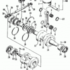 WILDCAT TOURING Поршень и коленвал