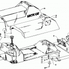 ZRT 600 Gas tank, seat, and taillight assemblies