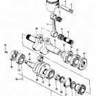 Z 440 Поршень и коленвал