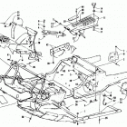 JAG Front frame, belly pan and footrest assembly