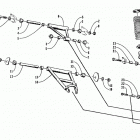 THUNDERCAT Front arms and shock absorber assembly