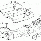 ZR 440 Топливный бак ,сиденье и задний фонарь